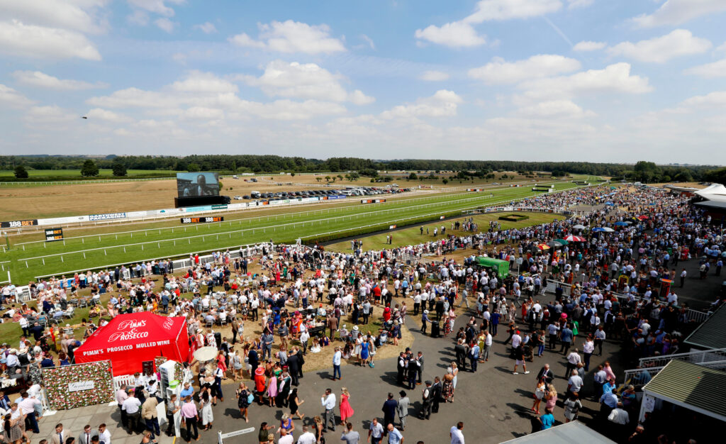 Market Rasen Racecourse Crowd