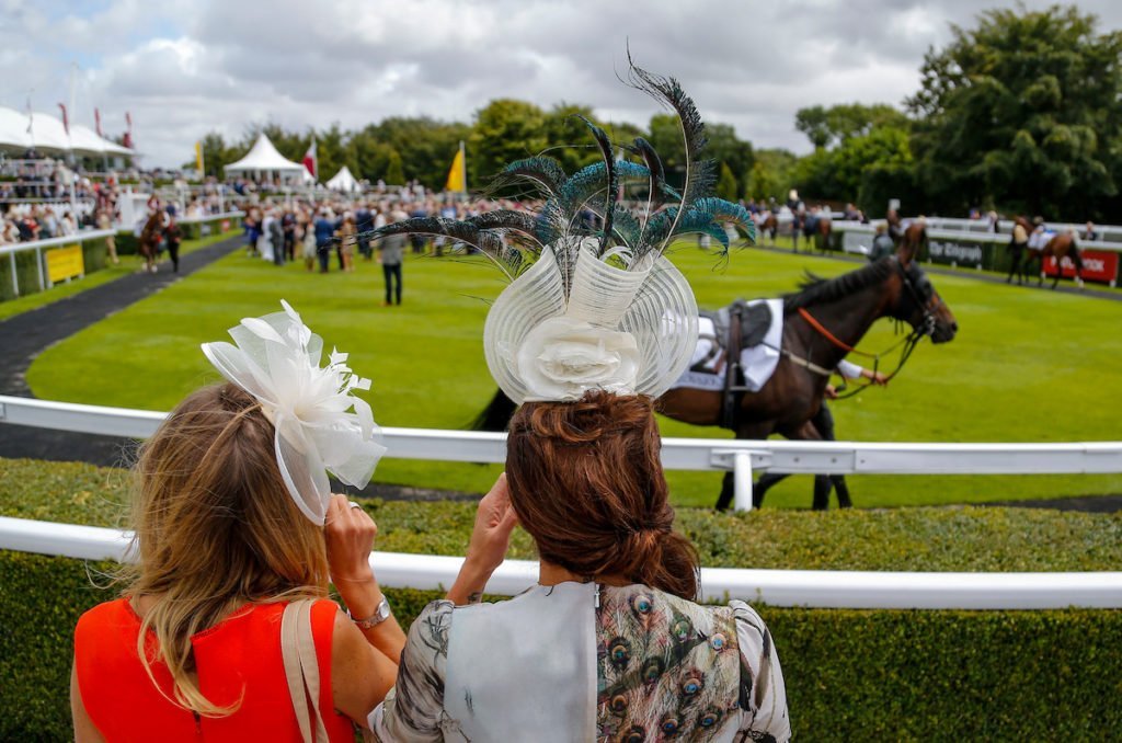 Parade Ring view at Goodwood racecourse