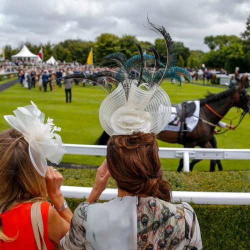 Parade Ring view at Goodwood racecourse