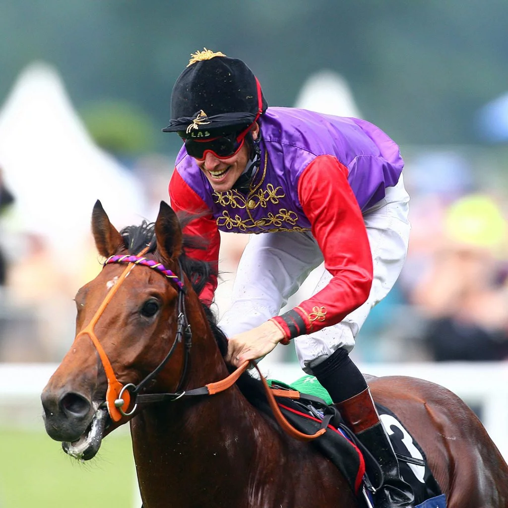 Free Agent and Richard Hughes winning the 2008 Chesham Stakes