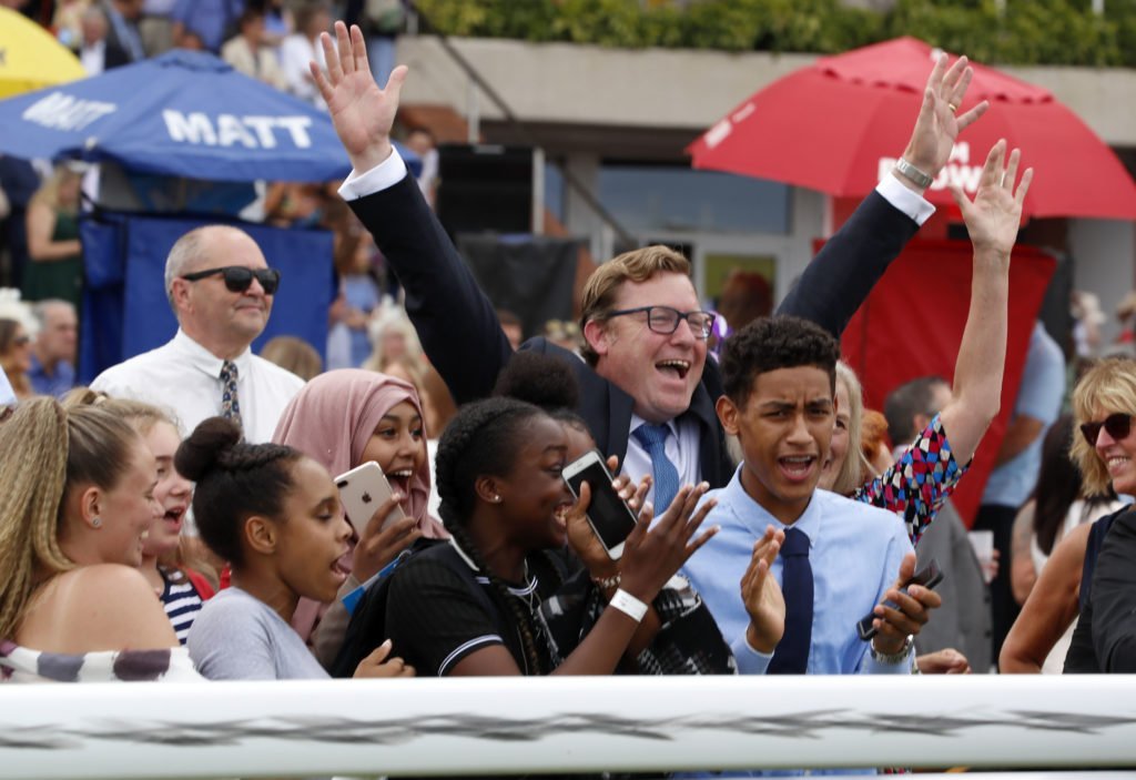 Khadijah family and fiends at Goodwood