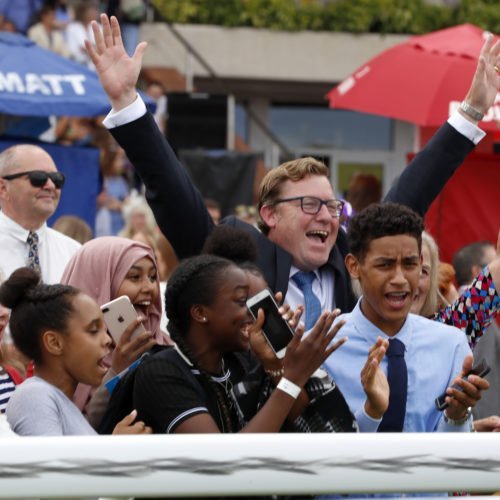 Khadijah family and friends at Goodwood