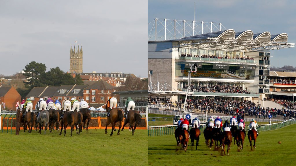 Warwick (left) and Newmarket (right). Rcsegoers return