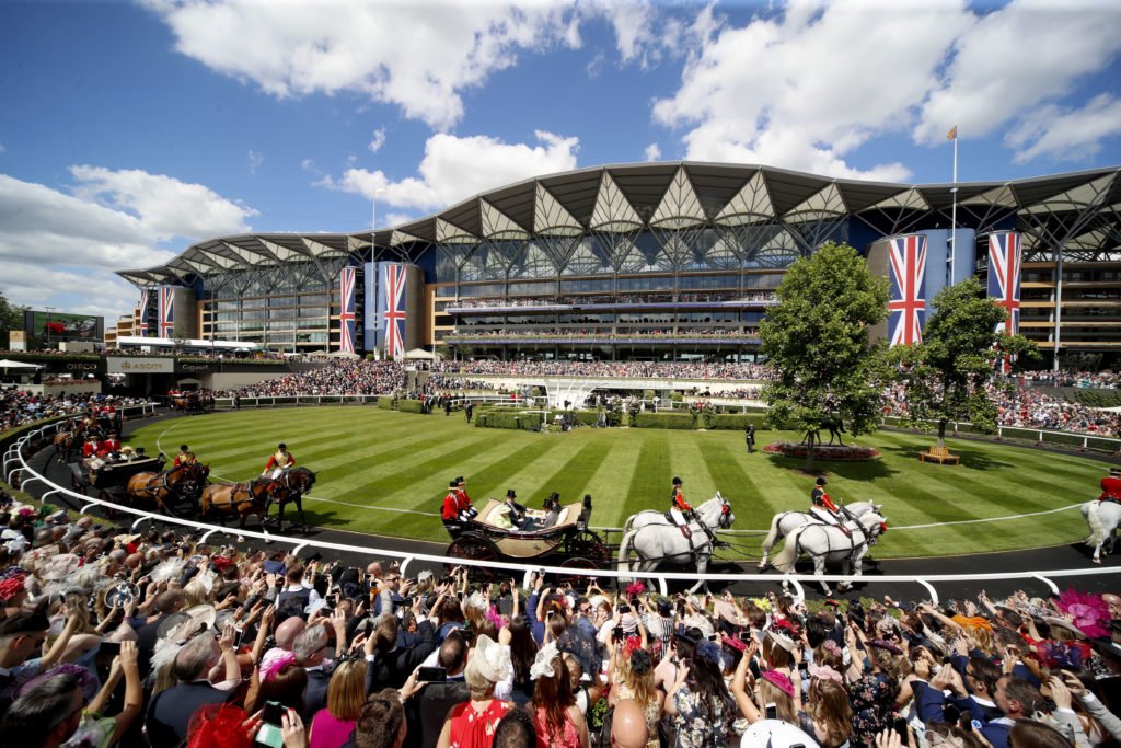 The Parade Ring at Ascot. Royal Ascot 2019