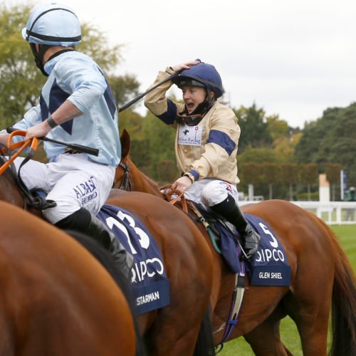 Hollie Doyle after realising she's a Group 1 winning jockey