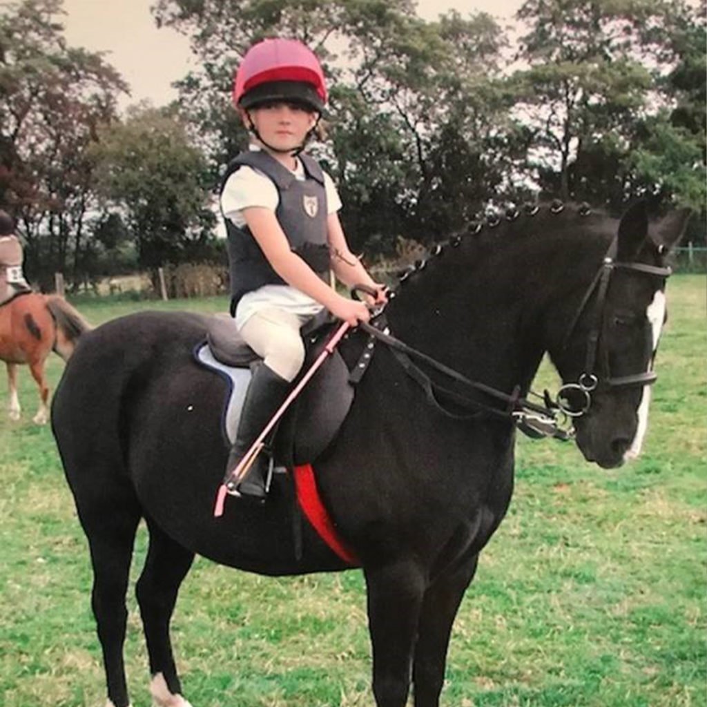 Hollie Doyle on Jerry aged 10