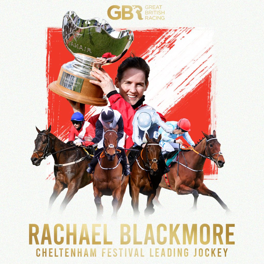 Rachael Blackmore - top jockey at the 2021 Cheltenham Festival