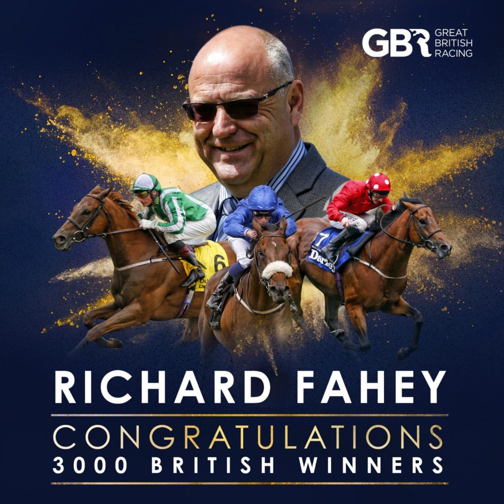 Richard Fahey 3000 British career winners