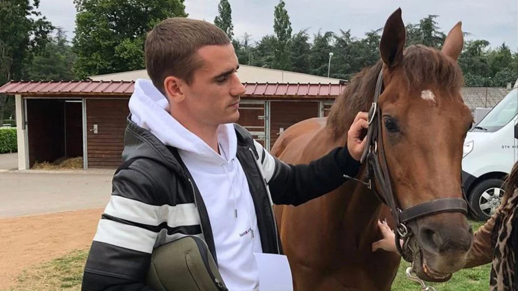 Antoine Griezmann horse racing