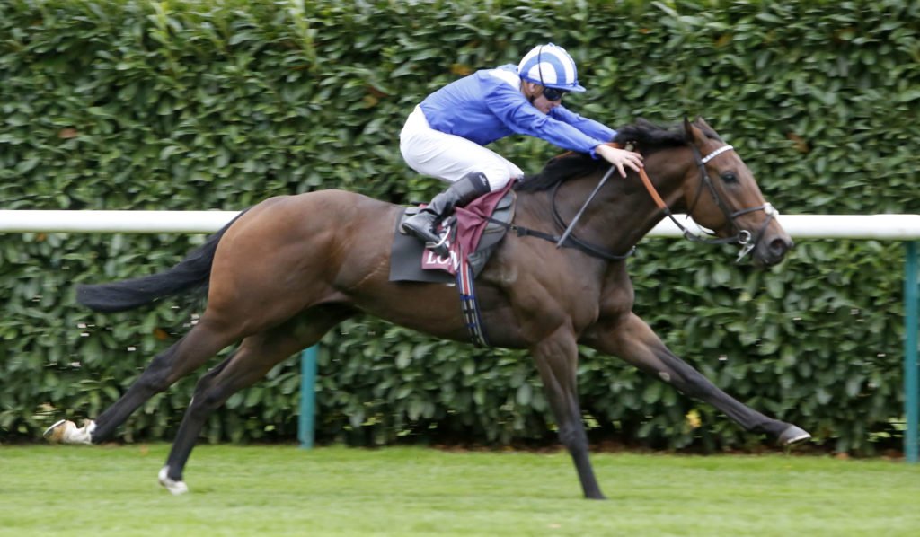 Battaash winning his first Group 1 in the Prix de l’Abbaye