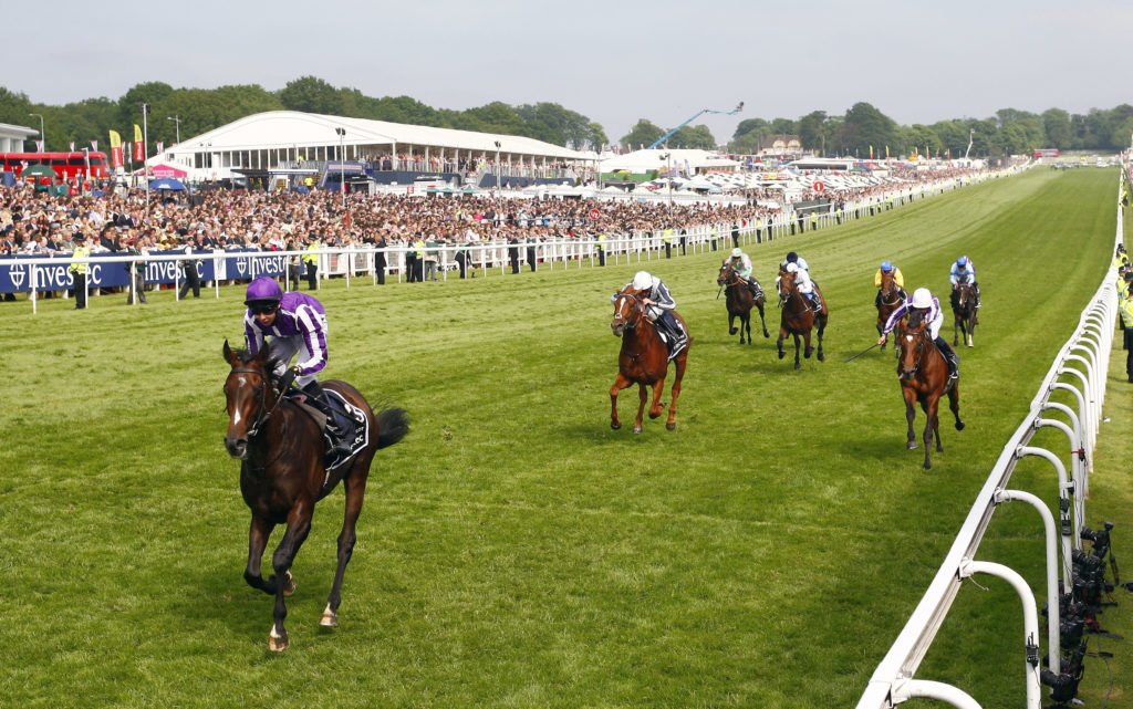 Camelot wins the 2012 Derby by five lengths