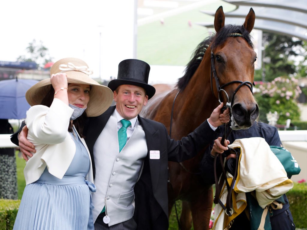 Create Belief and Johnny Murtagh after winning The Sandringham Stakes at Royal Ascot 2021