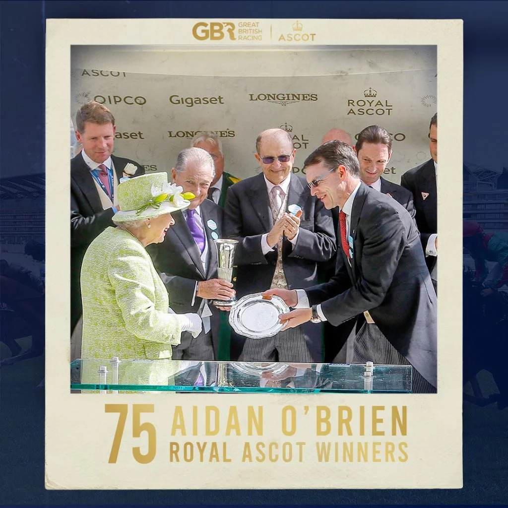 Aidan O'Brien 75 Royal Ascot winners