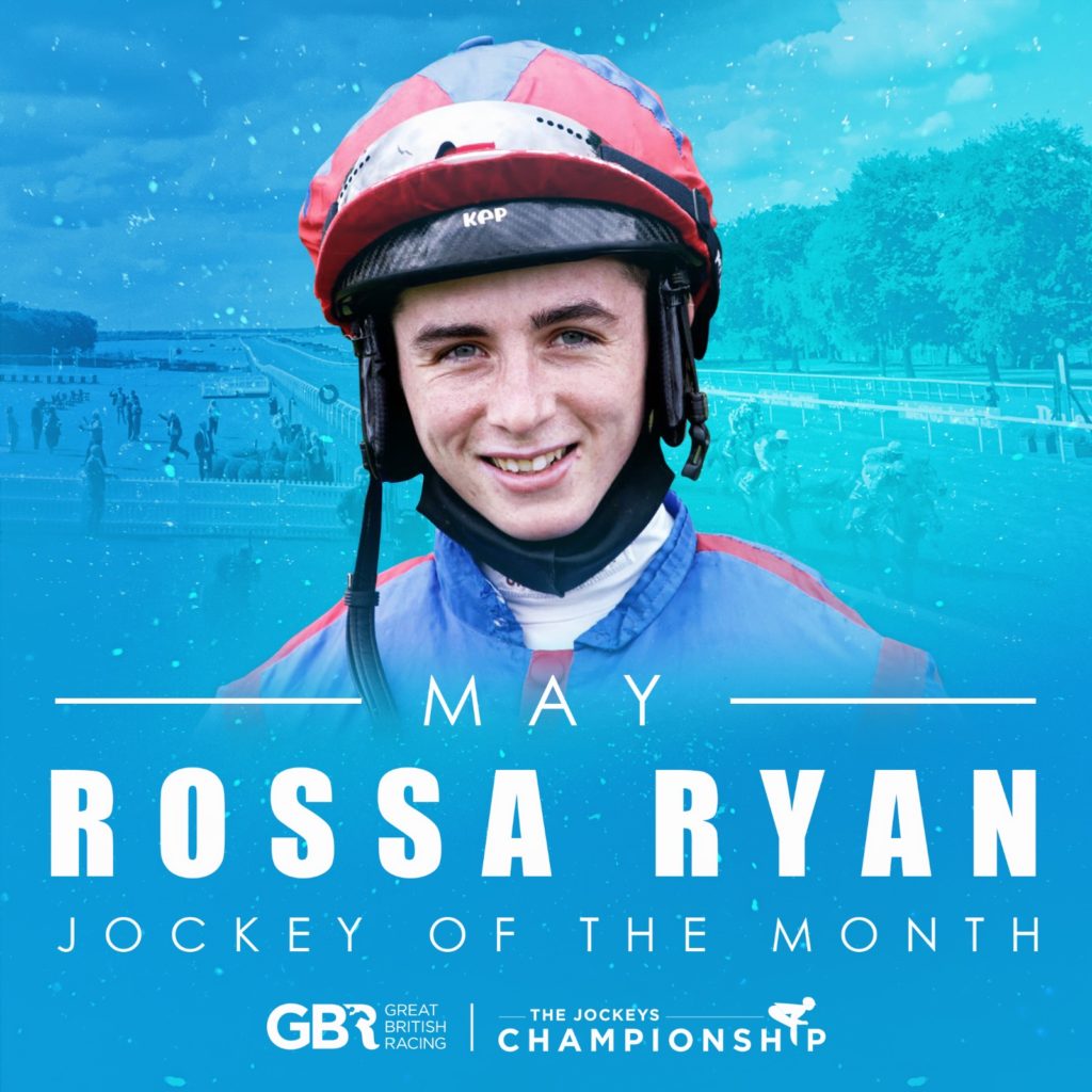 Rossa Ryan May Jockey of the Month