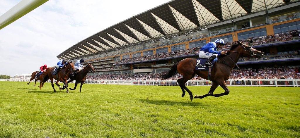 Taghrooda and Paul Hanagan winning the 2014 King George for trainer John Gosden