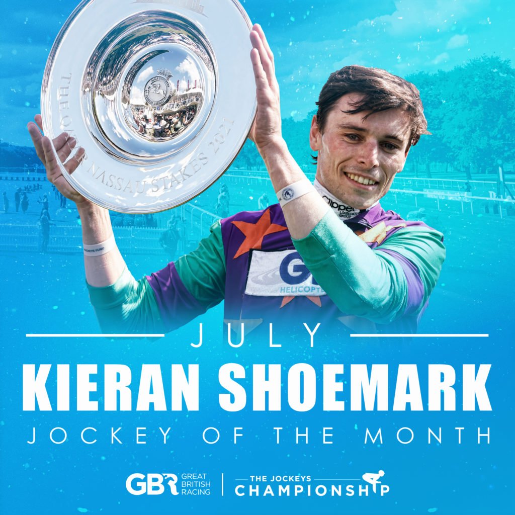 Kieran Shoemark July Jockey of the month