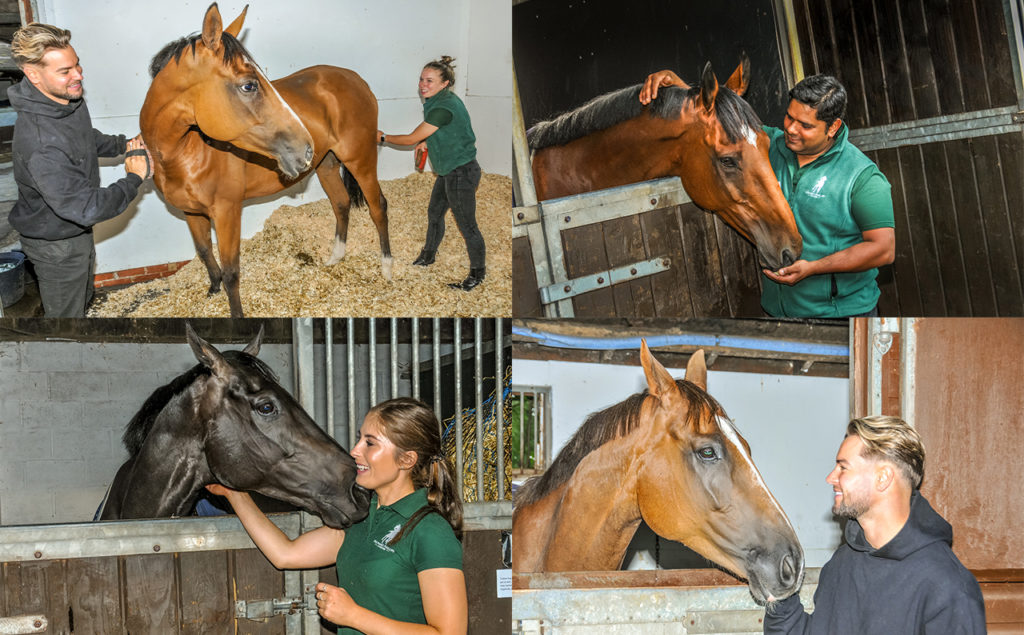 Chris Hughes at Richard Phillips for the first day of National Racehorse Week UK