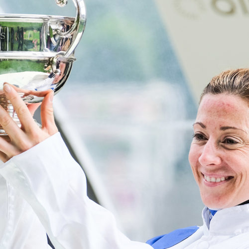 Hayley Turner under starters orders