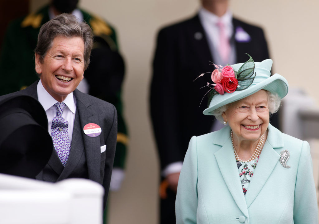 The Queen and John Warren at Royal Ascot 2021