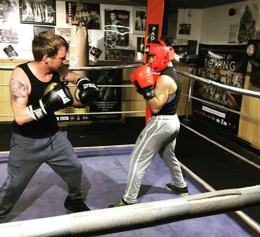 Boxercise jockey fitness training. Credit: Marco Ghiani Instagram