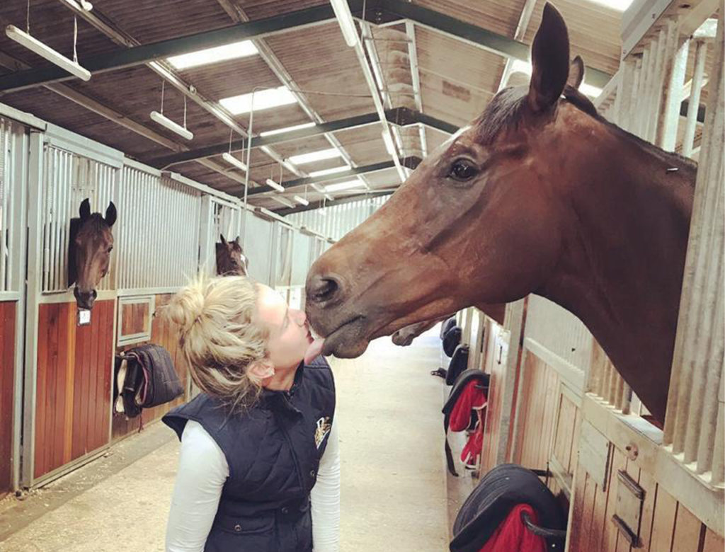 stable staff Christmas. Sarah Peacock