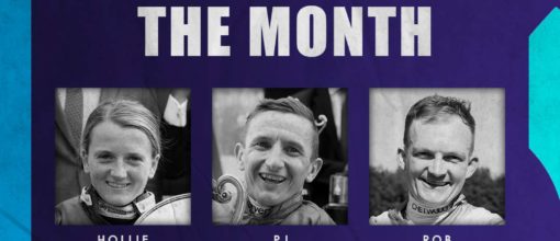 Doyle, McDonald, Hornby jockey of july graphic