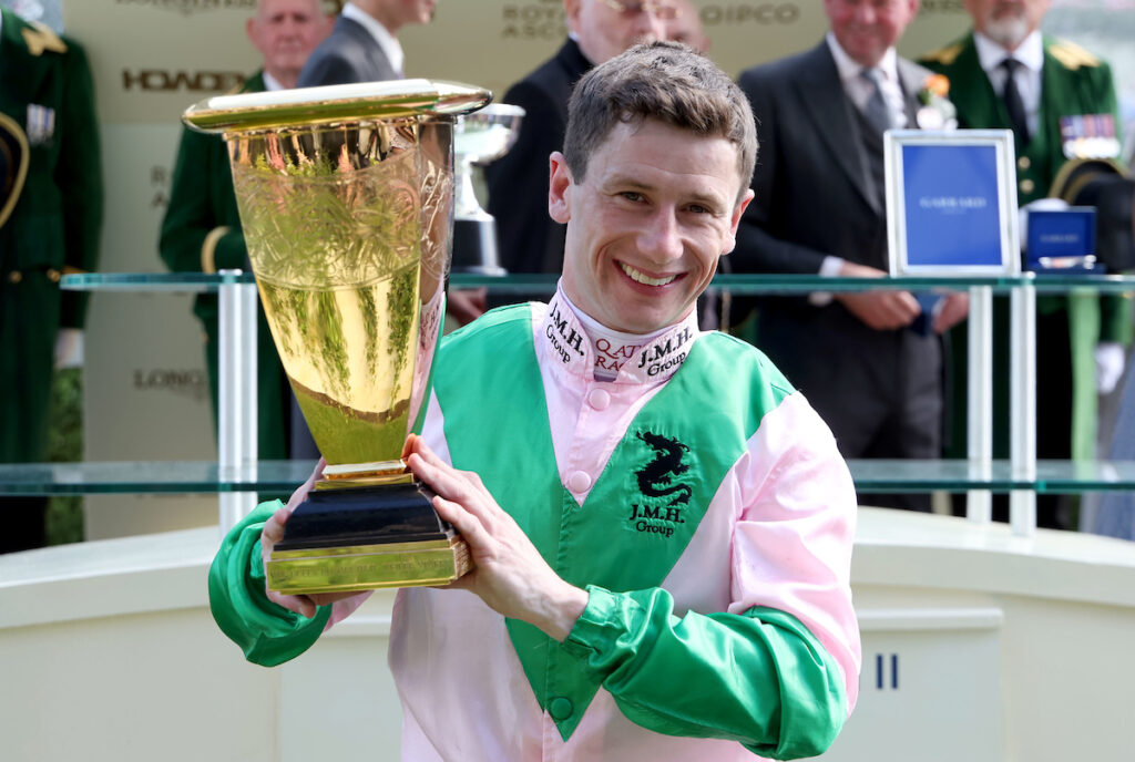 Oisin Murphy after winning at Royal Ascot aboard Khaadem
