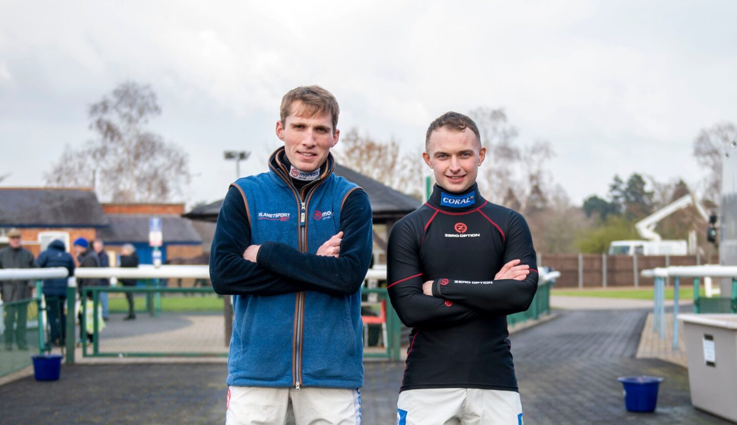 Harry Cobden and Sean Bowen posing arms crossed